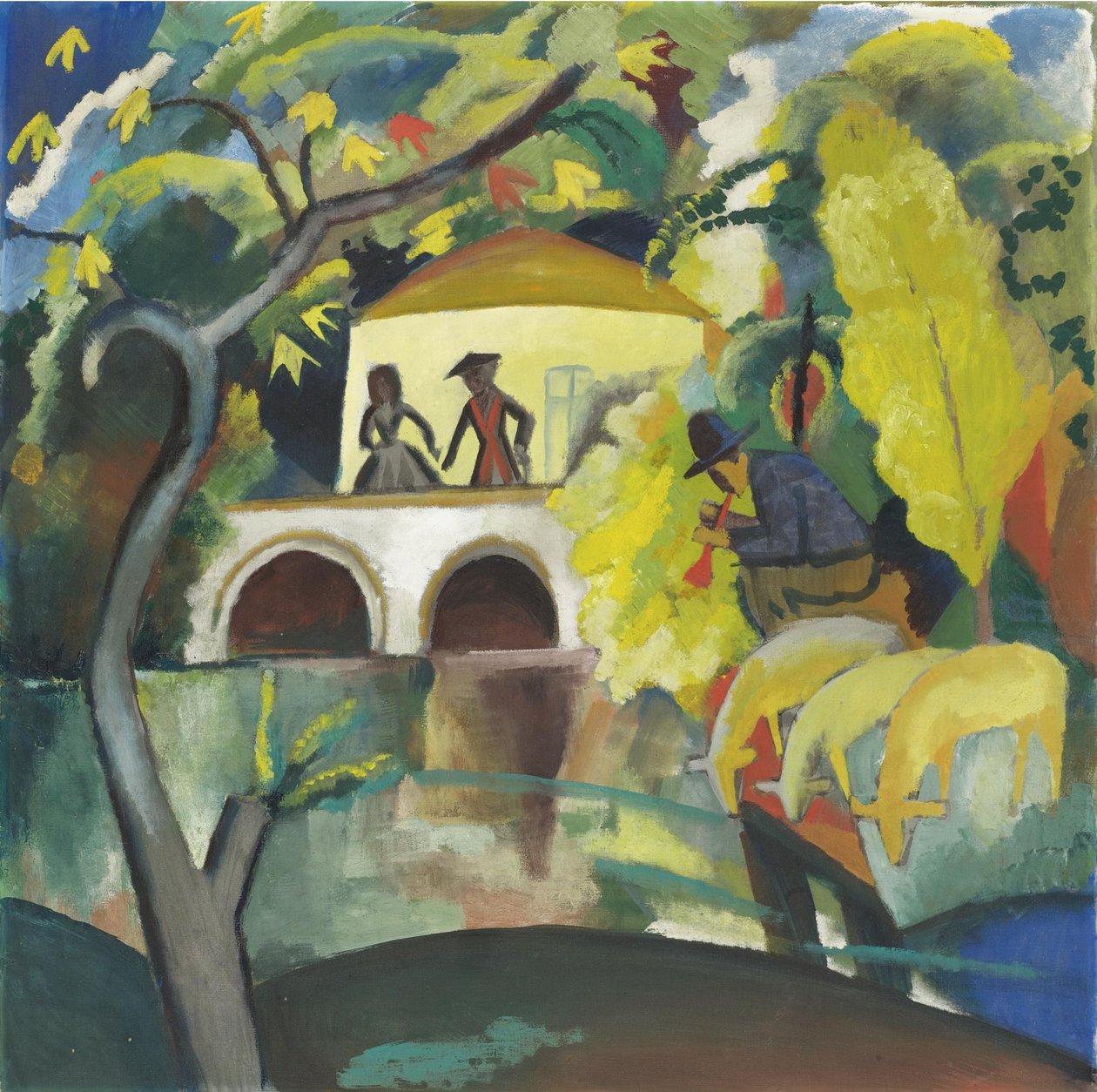 Rokoko, 1912 od August Macke