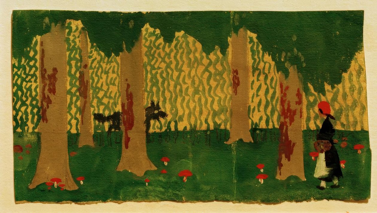 Červená Karkulka od August Macke