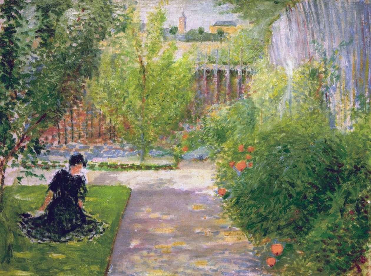 Slunná zahrada od August Macke
