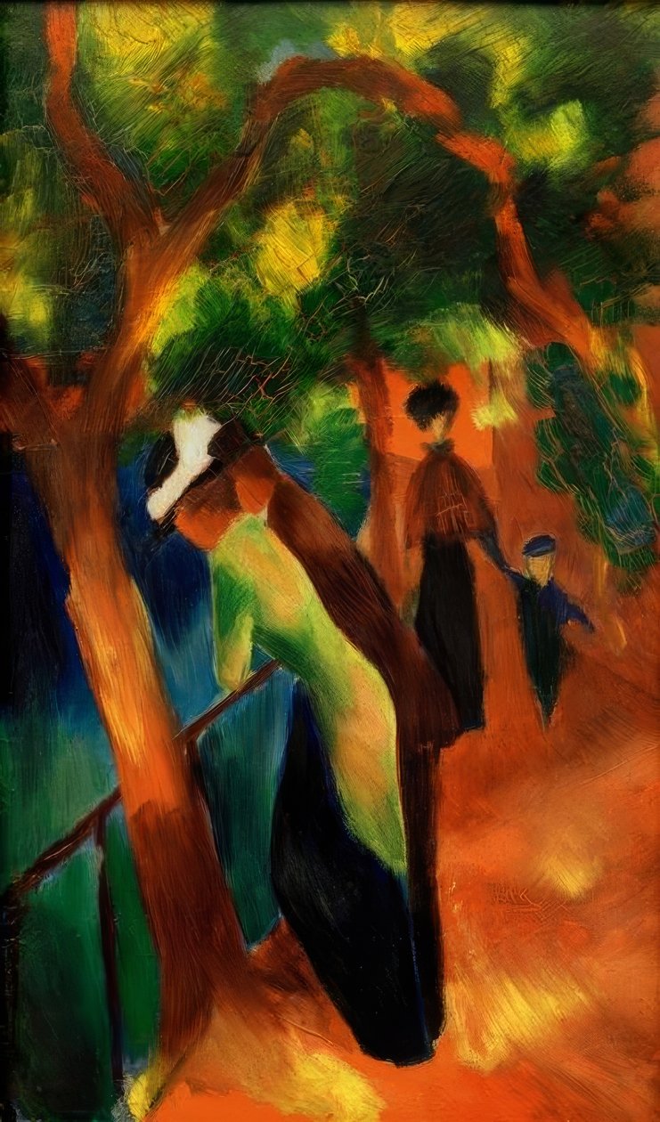 Slunečný způsob od August Macke