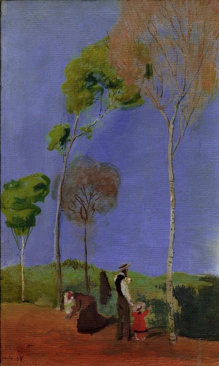 dětský kočárek od August Macke