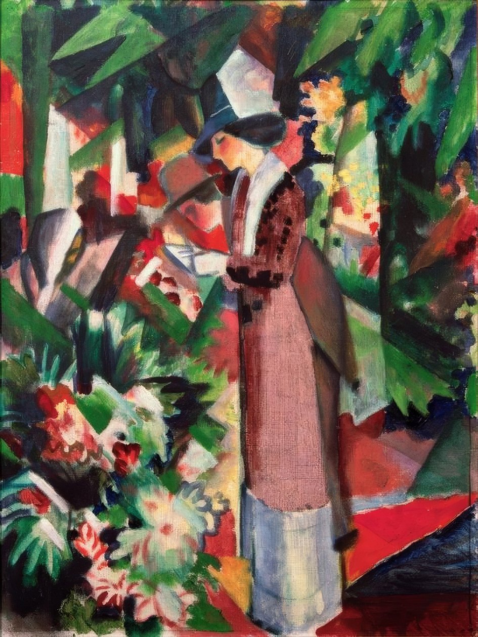 Procházka v květinách od August Macke