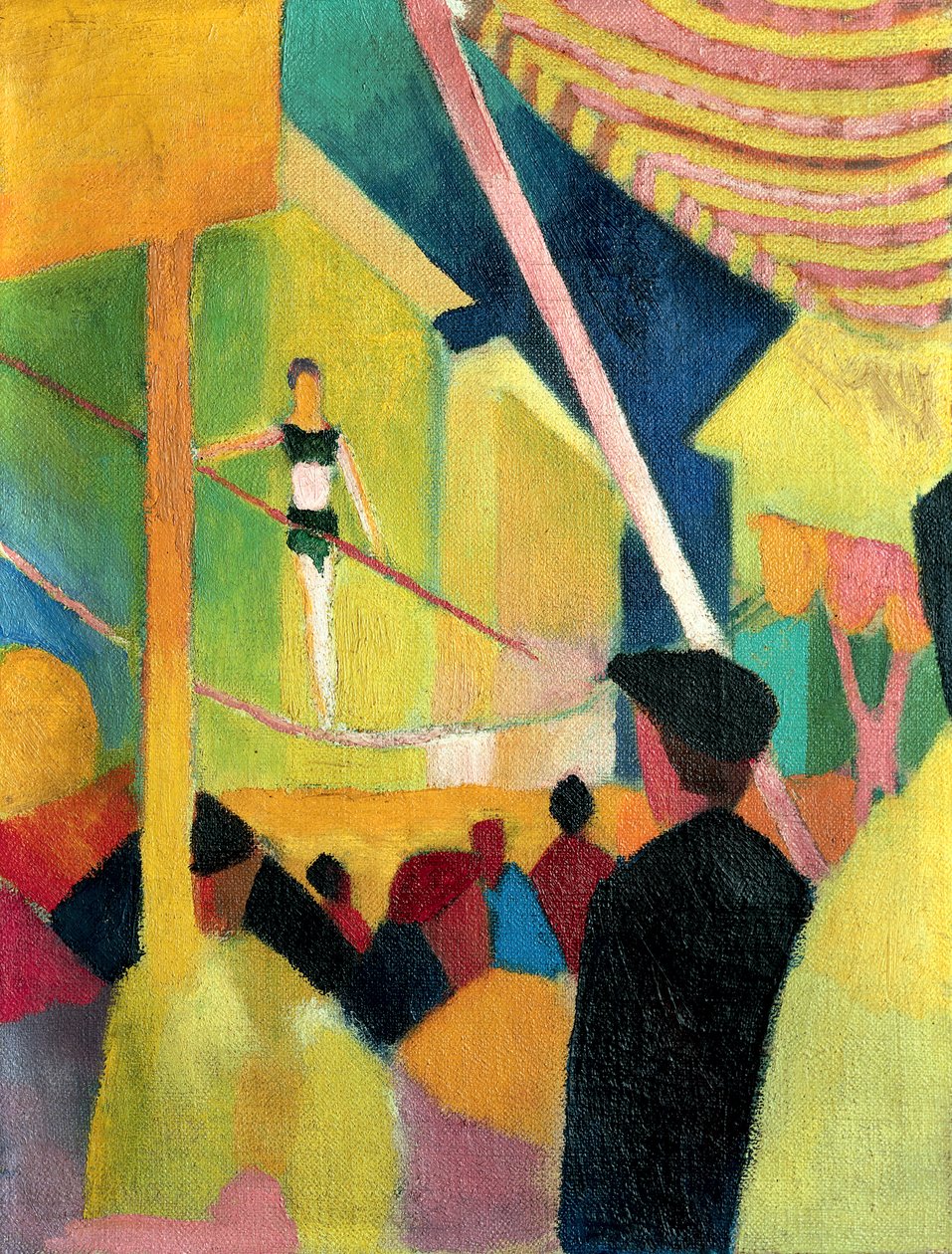 provazochodec, c. 1913 od August Macke