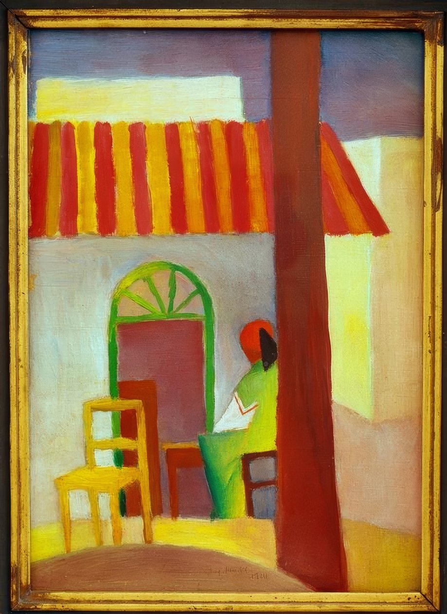 Turecká kavárna I od August Macke