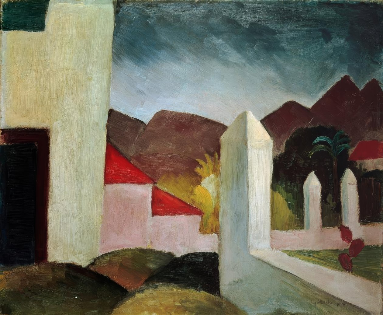 Tuniská krajina od August Macke