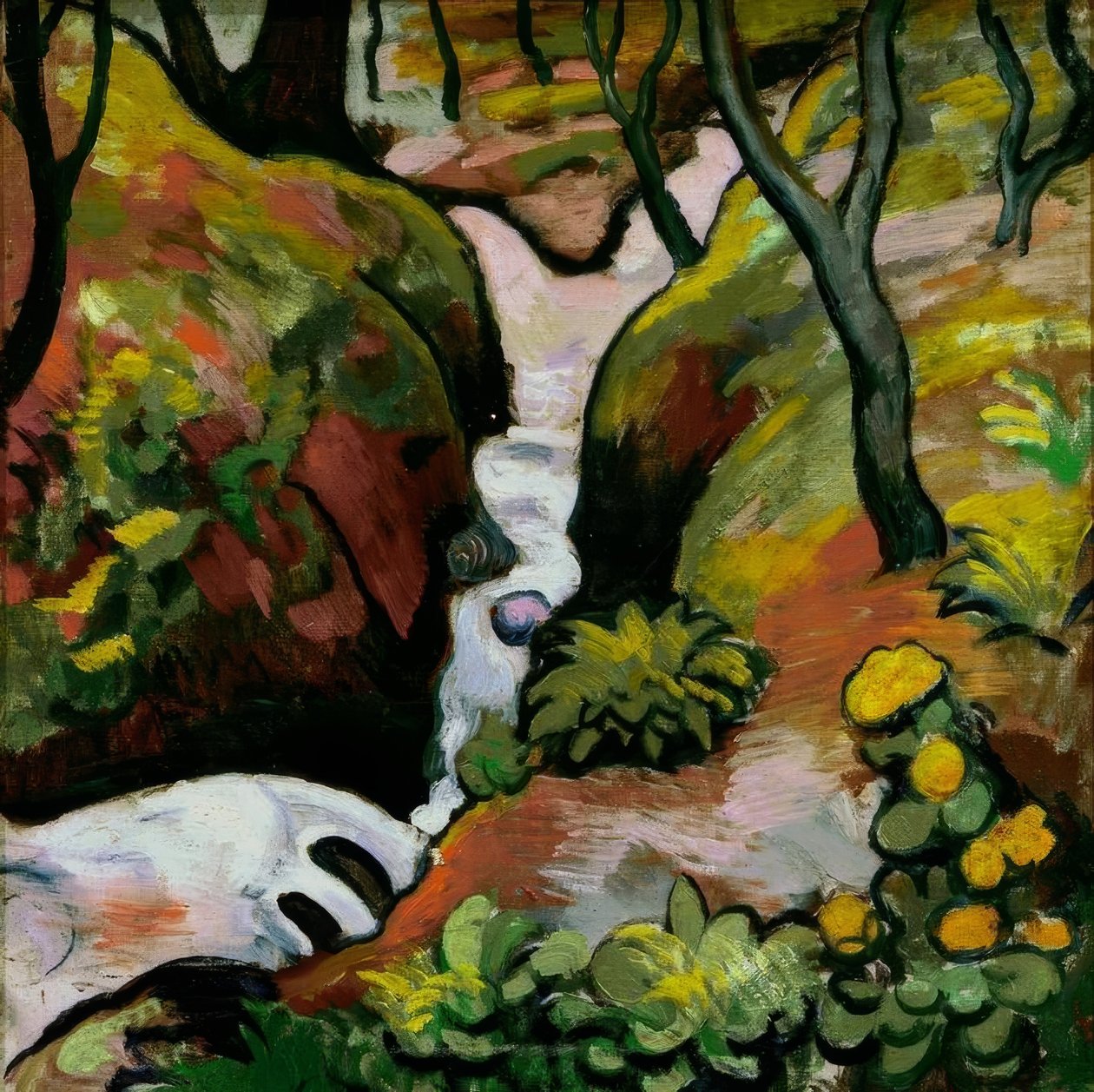 Waldbach od August Macke