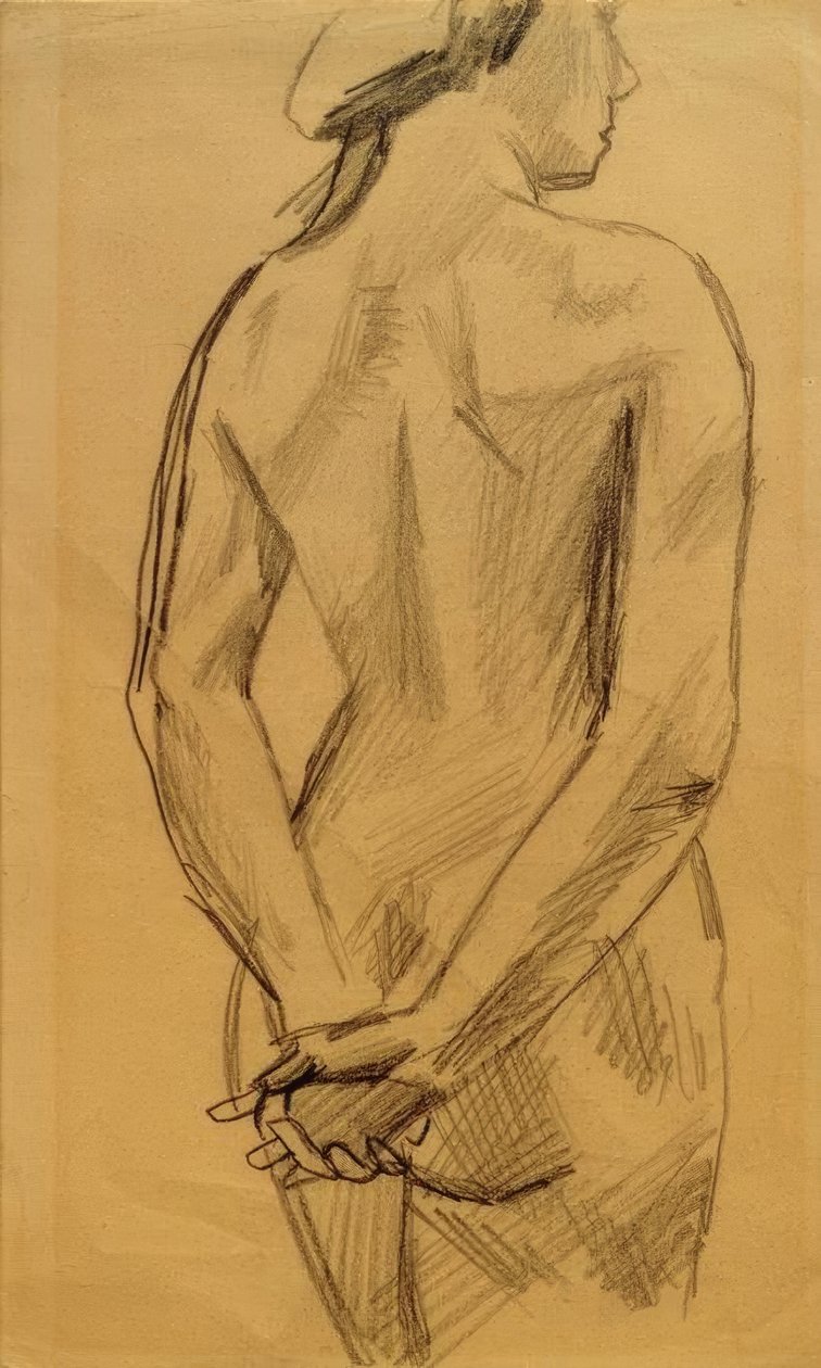 Ženský akt 53 od August Macke
