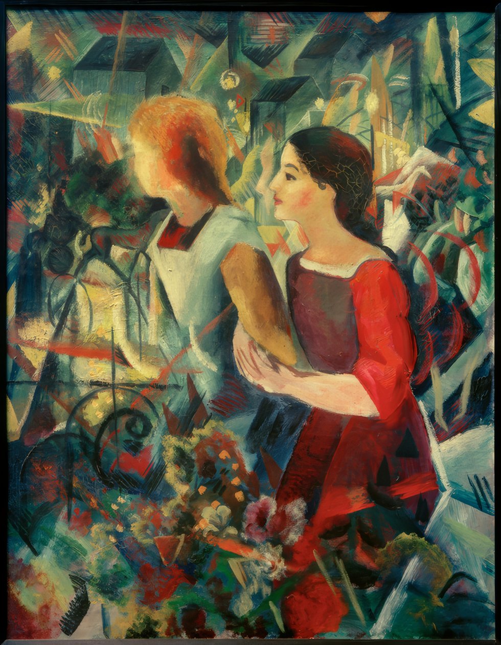 Dvě dívky od August Macke
