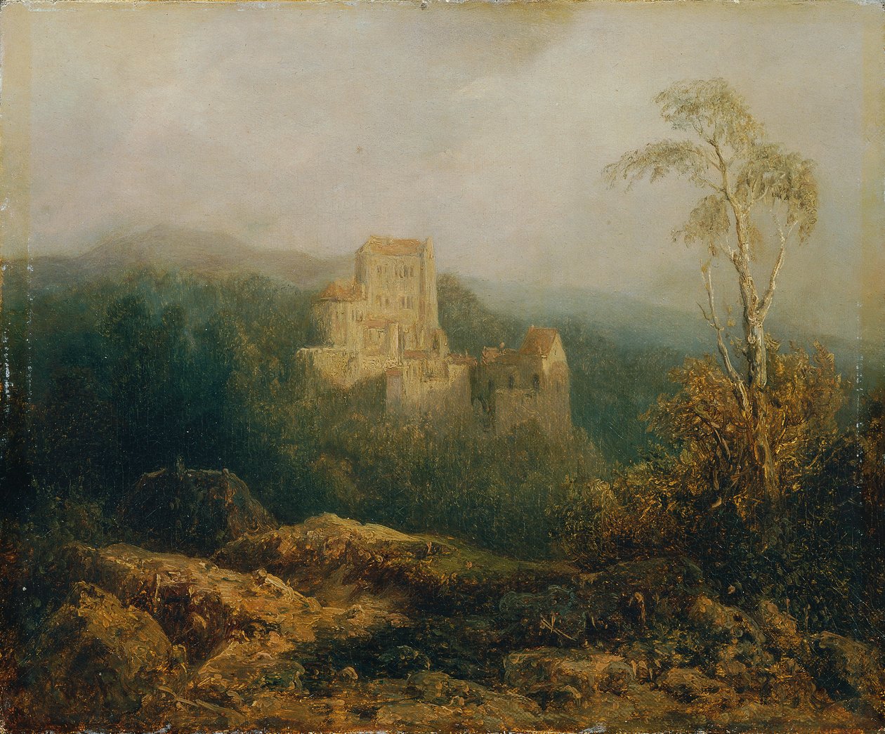 Horský hrad od August Piepenhagen