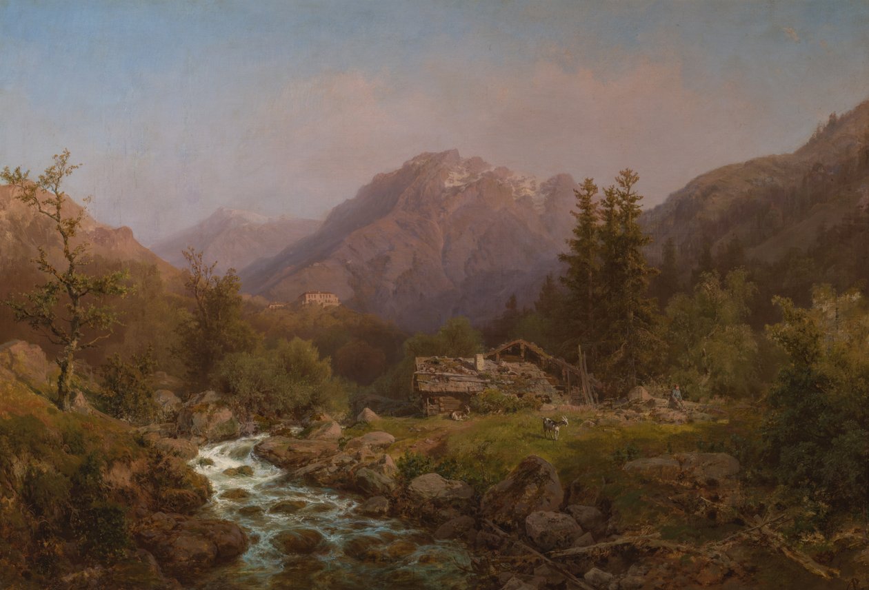 Horská krajina od August Piepenhagen