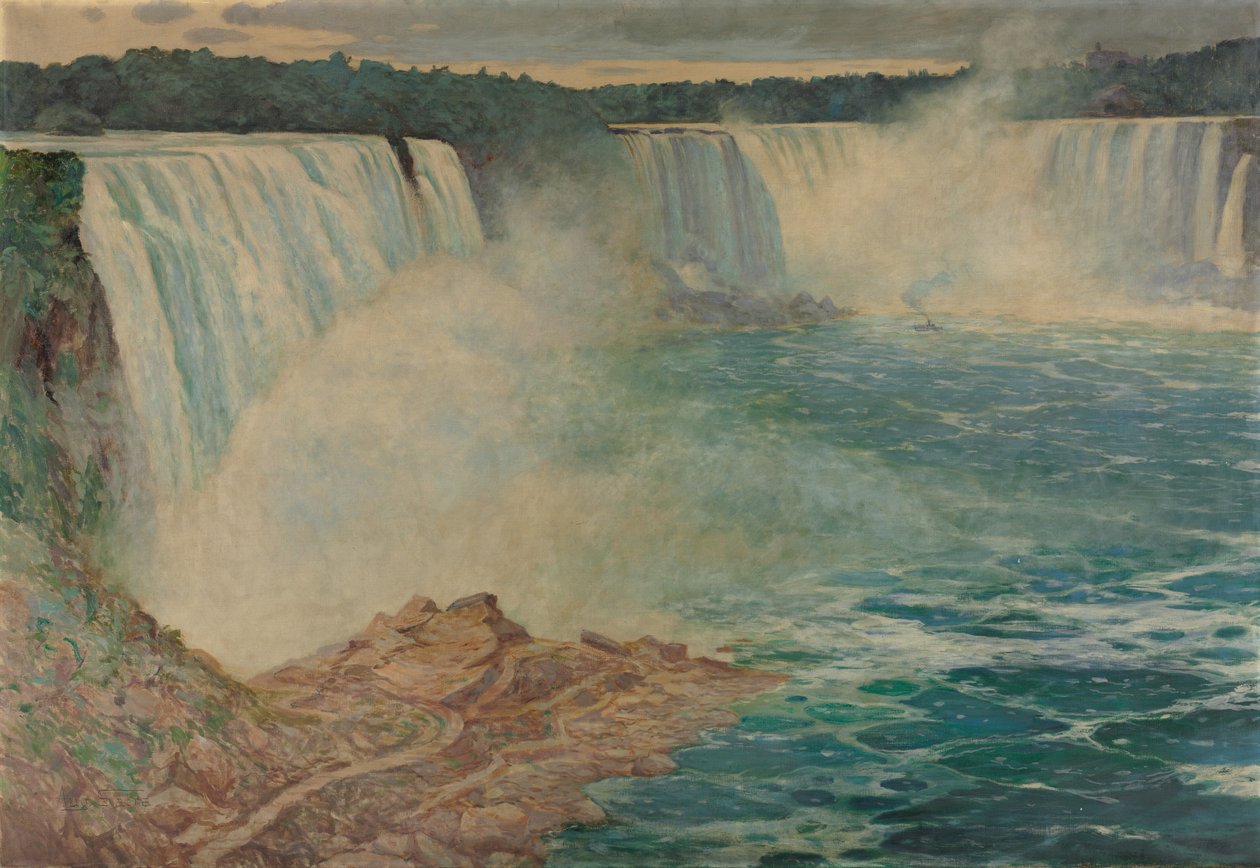 Niagarské vodopády, c. 1906-1909. od August Satra