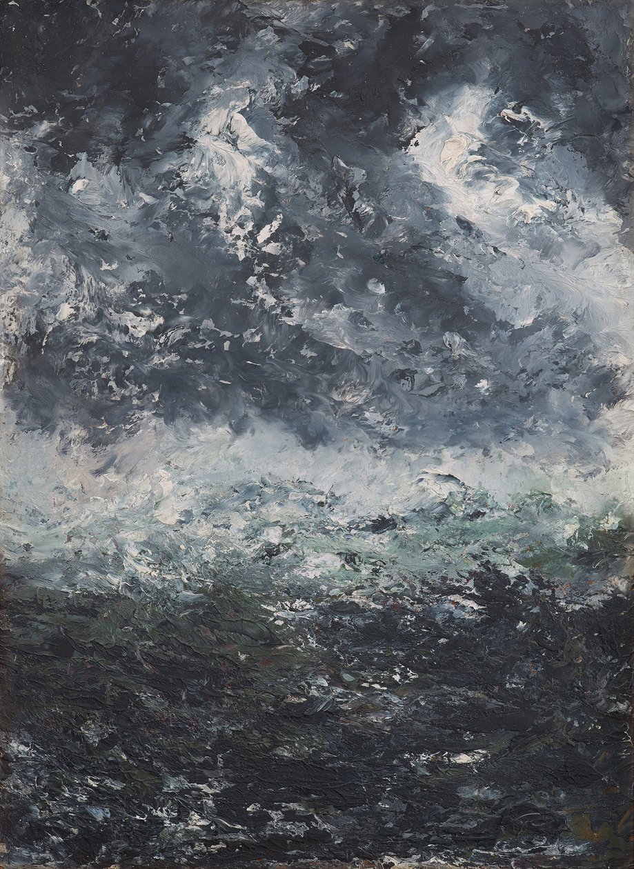Bouřková krajina, 1894. od August Strindberg
