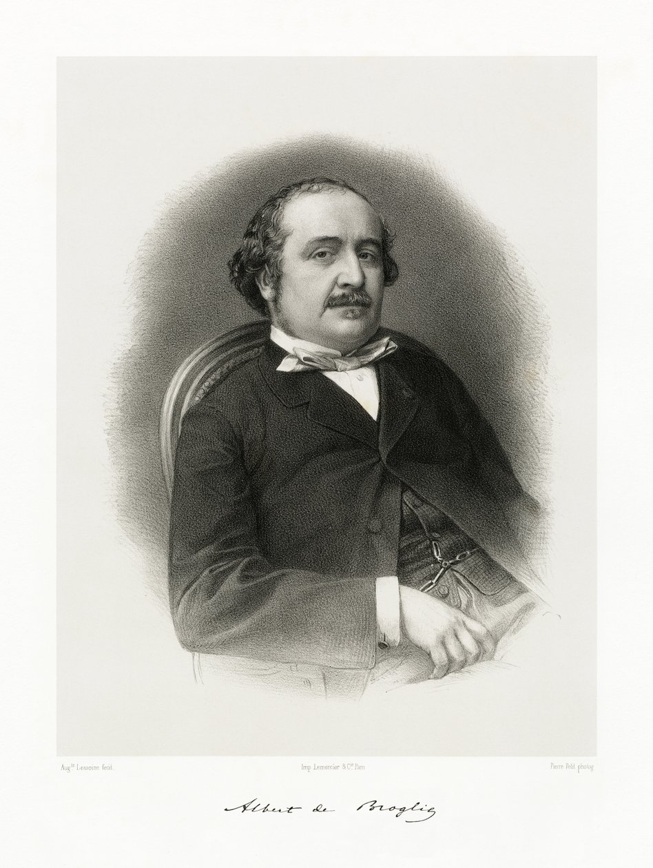Jacques Victor Albert, princ de Broglie, 1865-66 od Auguste Charles Lemoine