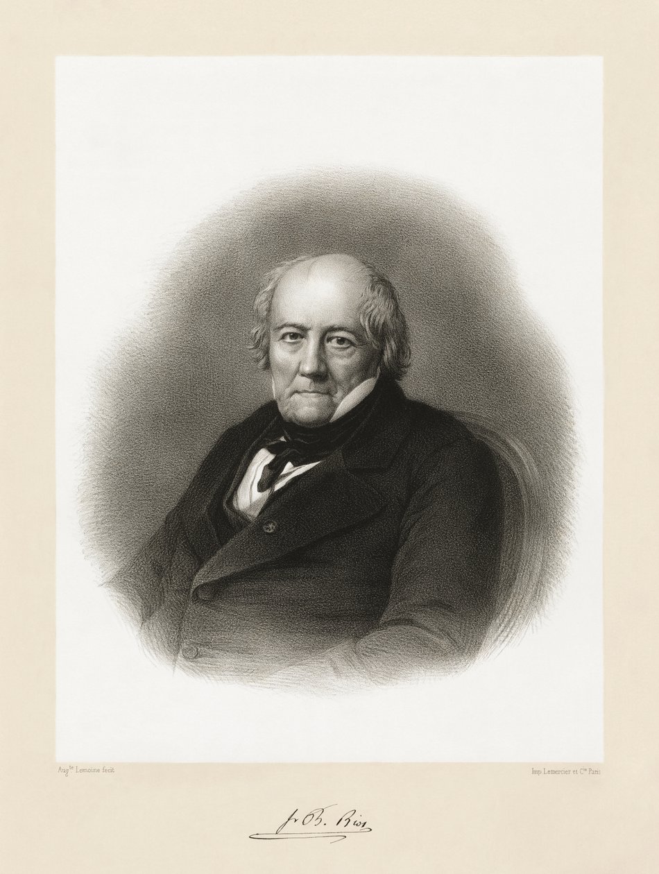 Jean Baptiste Biot, 1865-66 od Auguste Charles Lemoine