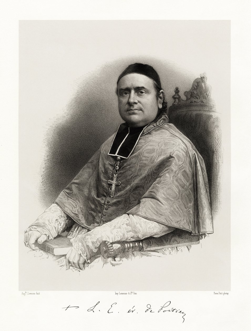 Louis Edouard Pie, 1865-66 od Auguste Charles Lemoine