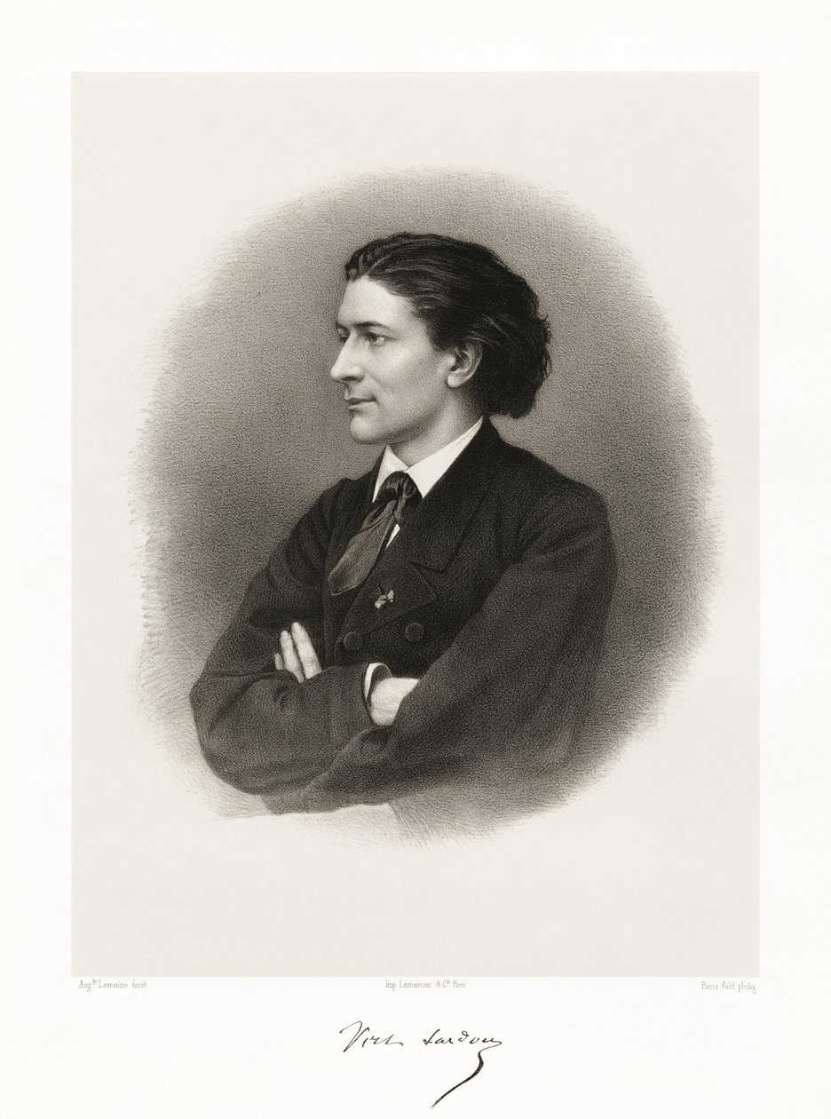 Victorien Sardou, 1865-66 od Auguste Charles Lemoine