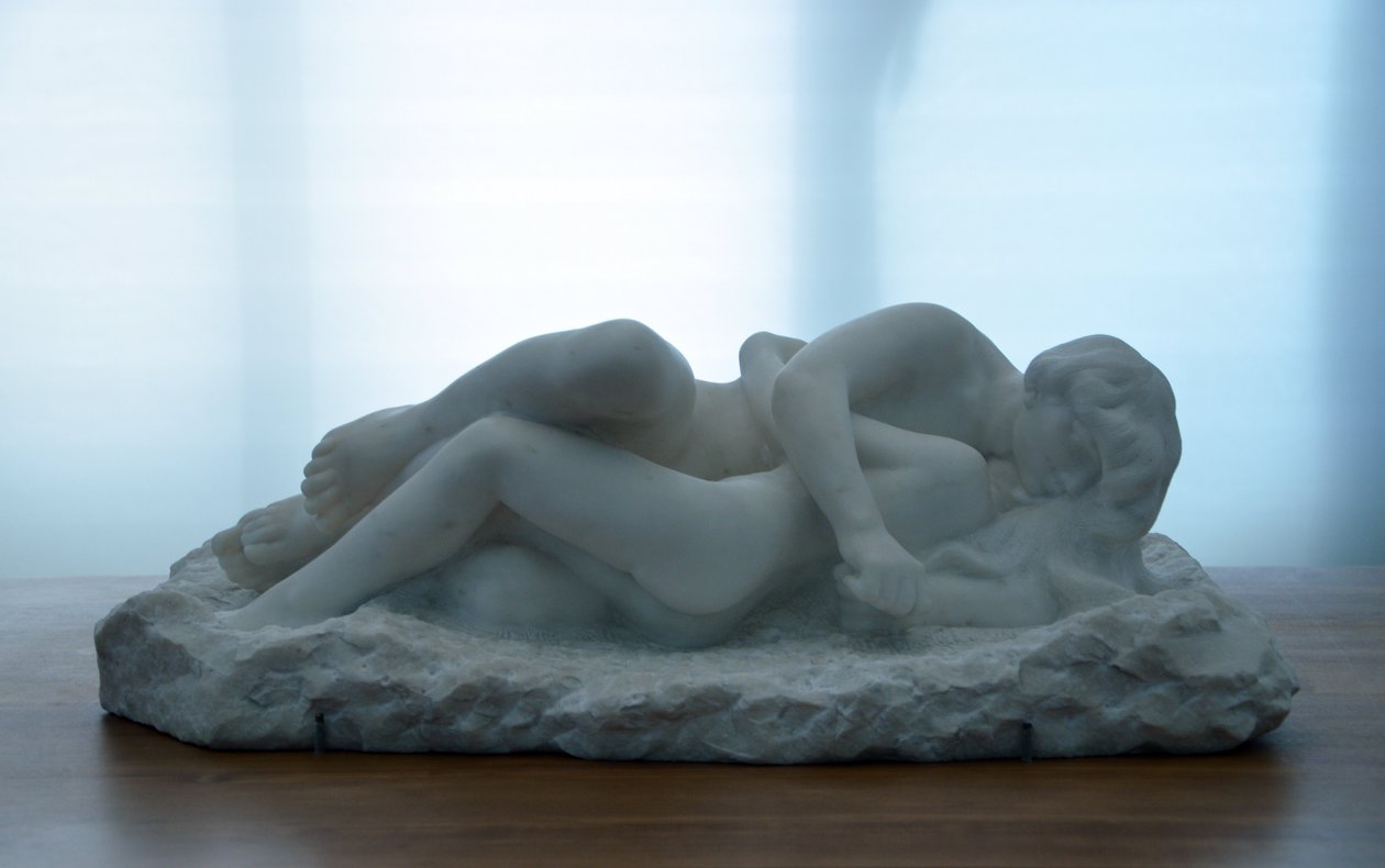  Láska a Psyché od Auguste Rodin