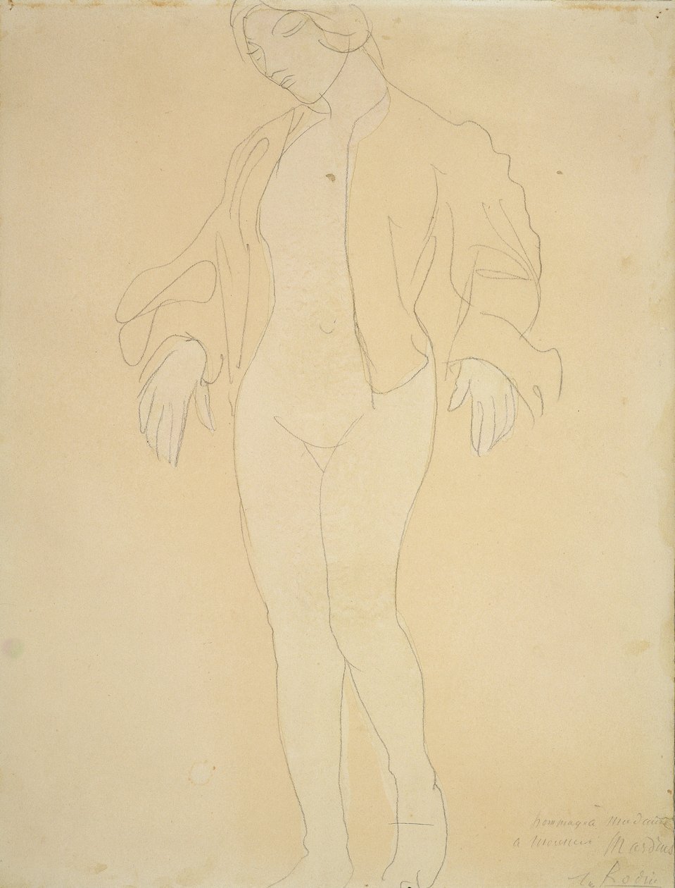 Nahá tanečnice od Auguste Rodin