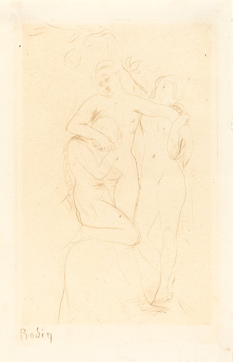 Duše v očistci od Auguste Rodin
