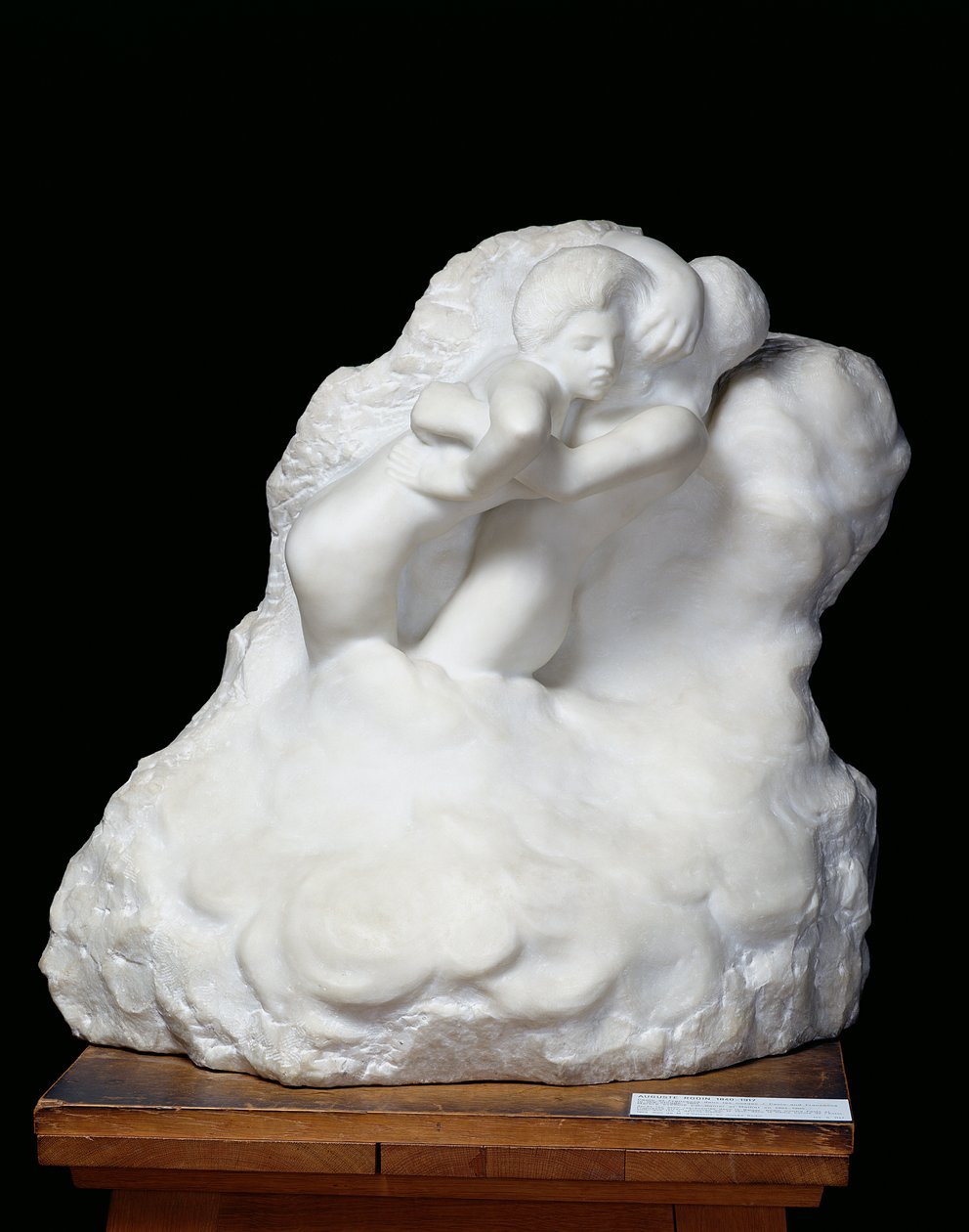 Paolo a Francesca v oblacích, 1904 (mramor) od Auguste Rodin