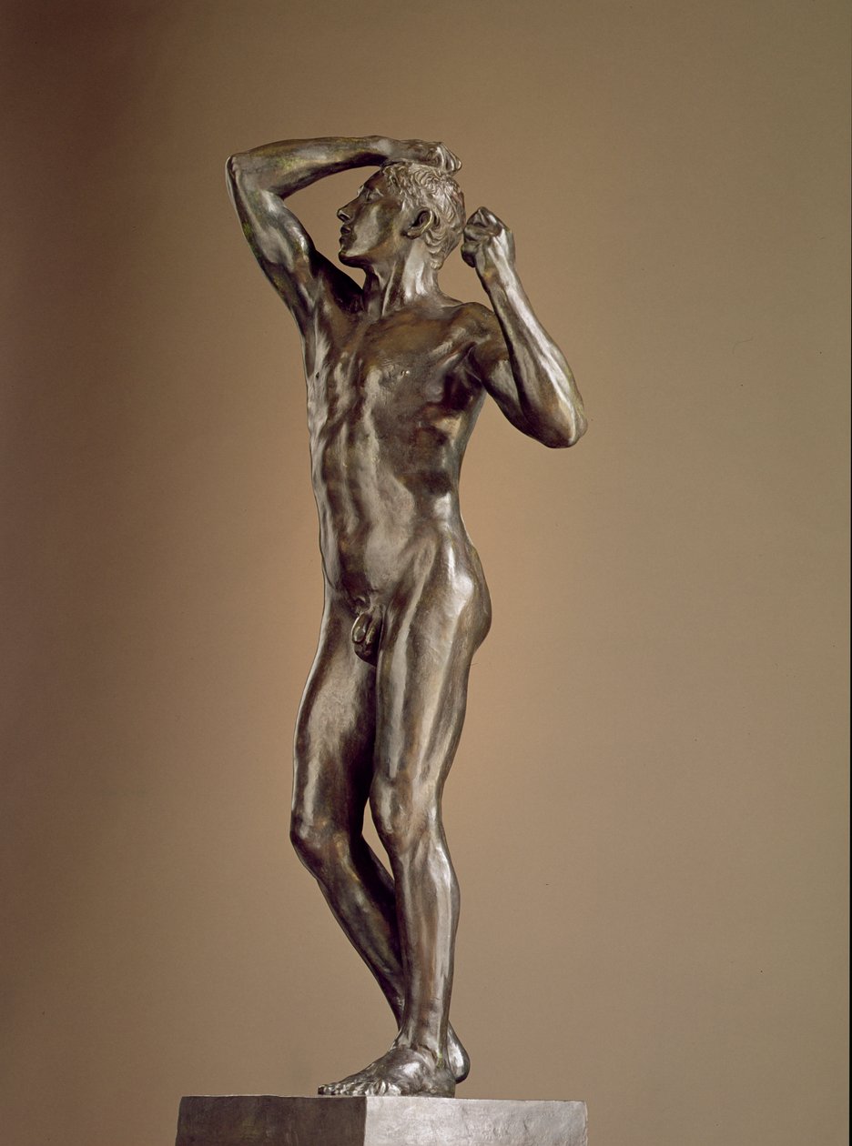 Věk bronzový, 1876-77 (bronz) od Auguste Rodin
