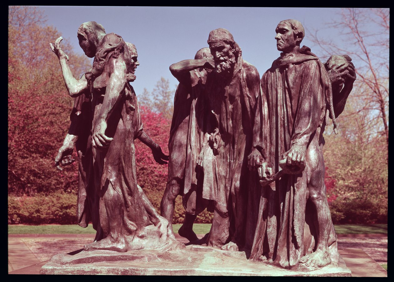 Měšťané z Calais (bronz) od Auguste Rodin