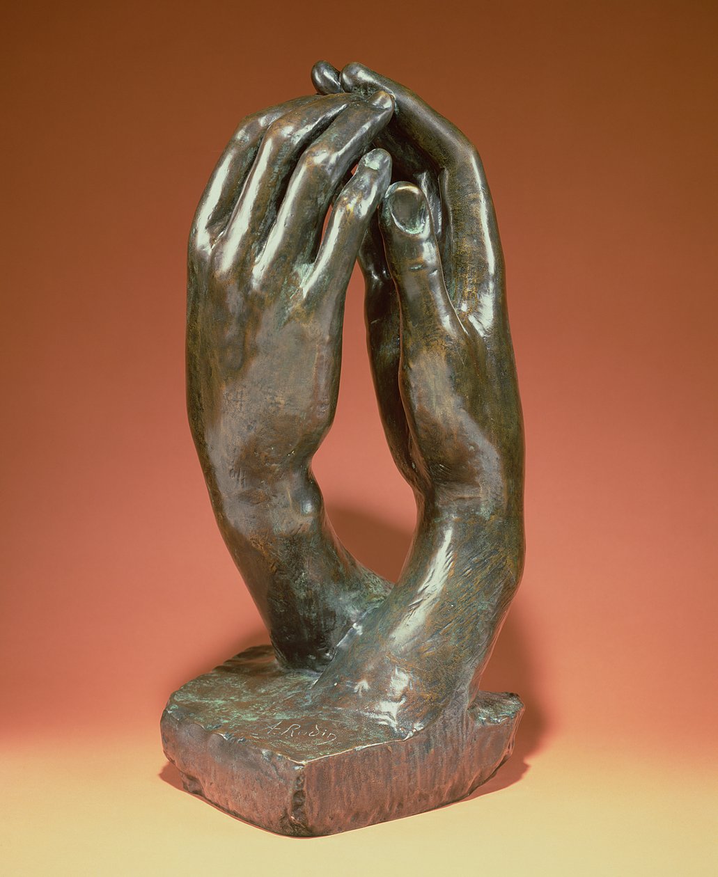 Tajemství, kolem roku 1910 (bronz) (viz také 167161) od Auguste Rodin