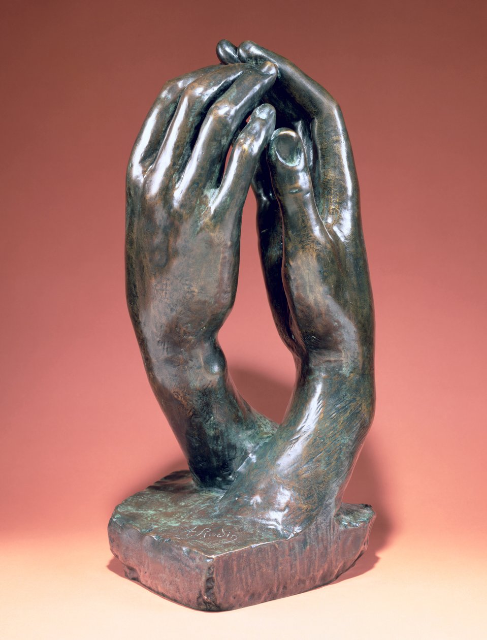 Tajemství, kolem roku 1910 (bronz) (viz také 42017) od Auguste Rodin