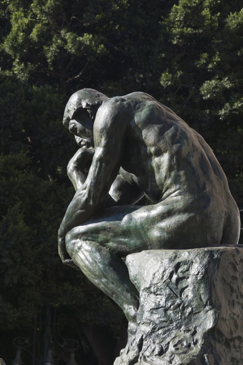 Myslitel (bronz) od Auguste Rodin