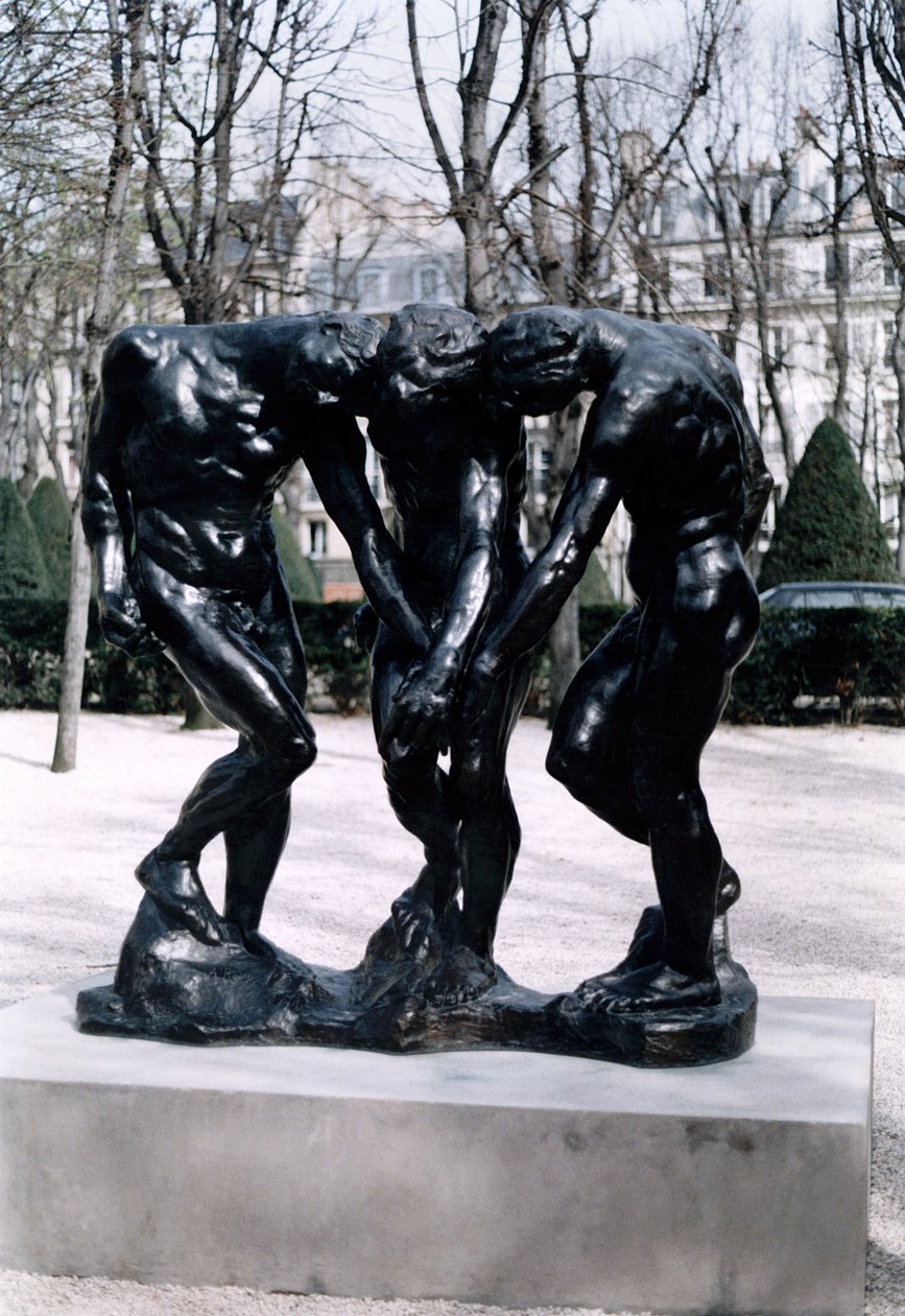 Tři odstíny, 1881 (bronz) od Auguste Rodin