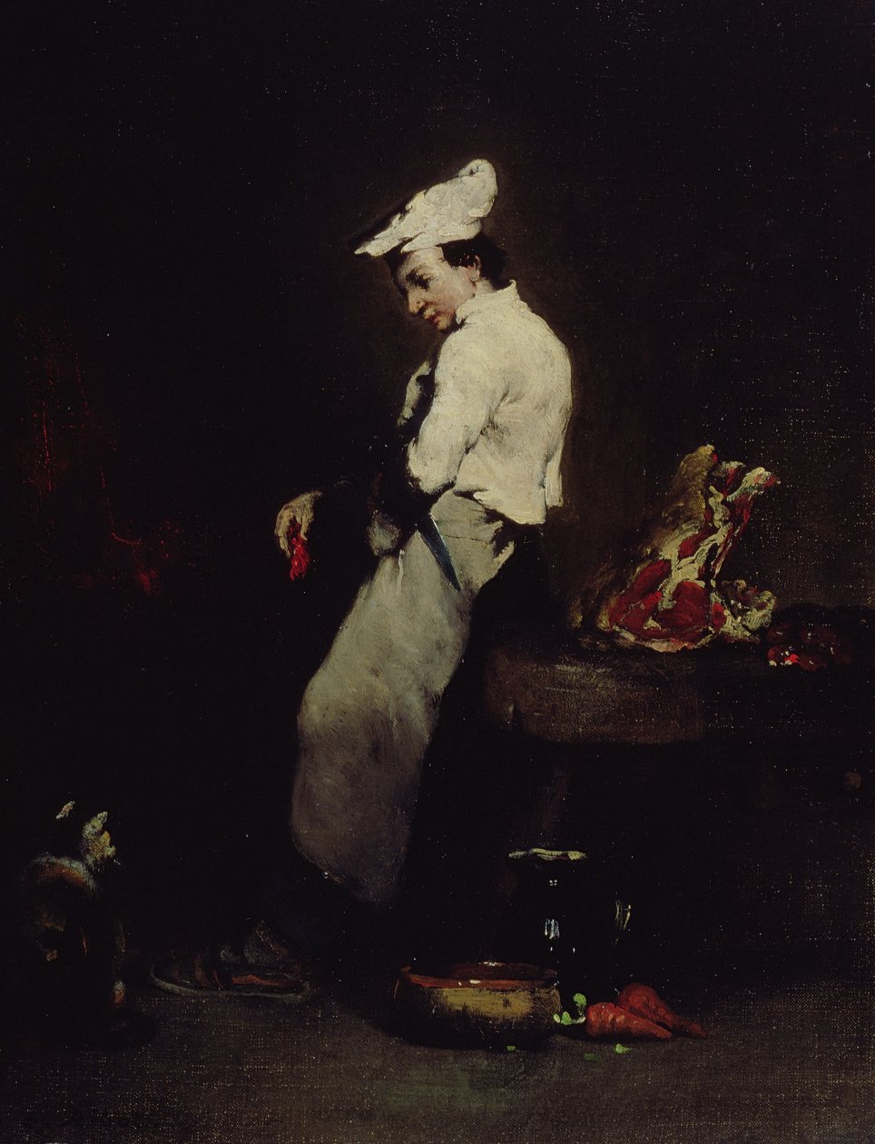 Mladý kuchař od Auguste Theodule Ribot
