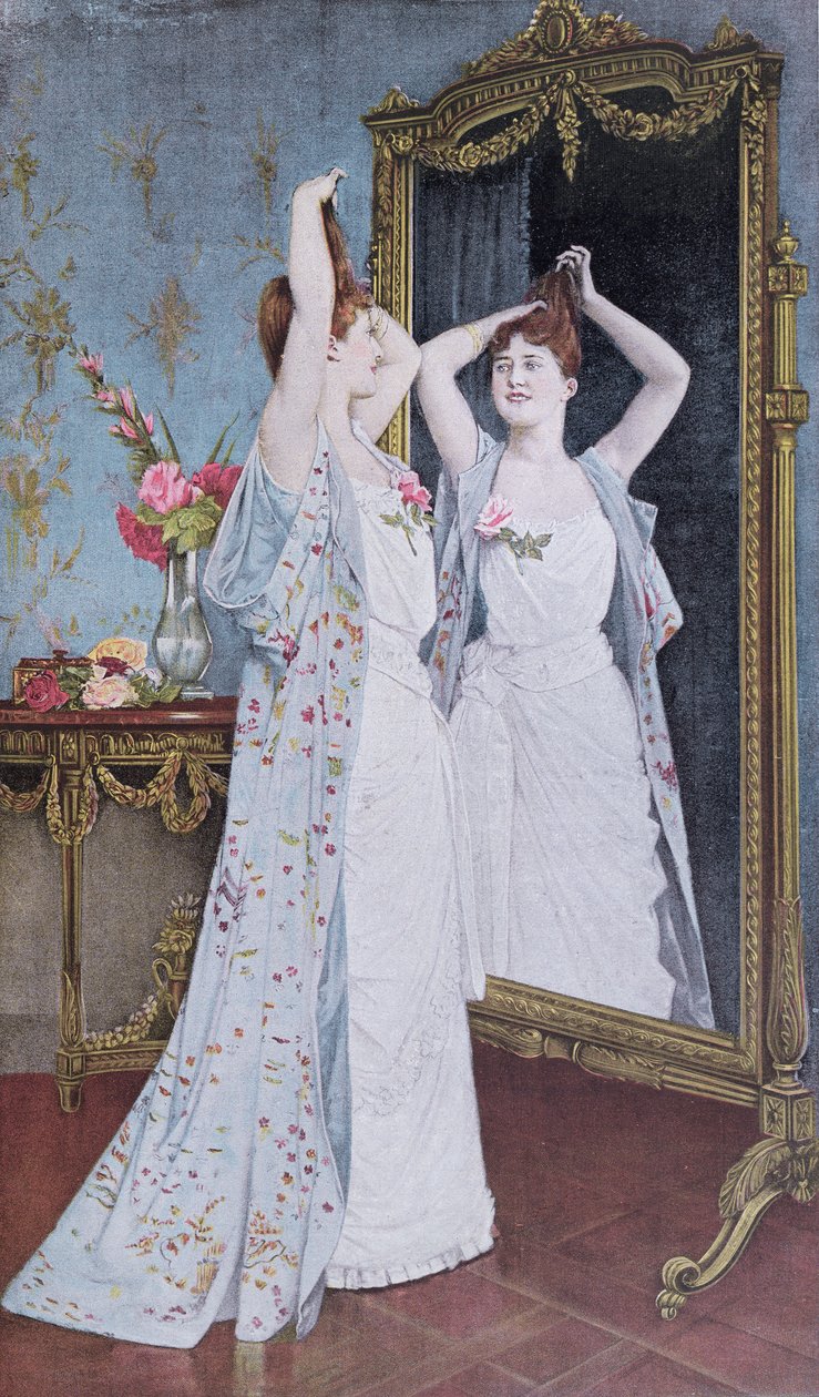 Záchod, 1890 od Auguste Toulmouche