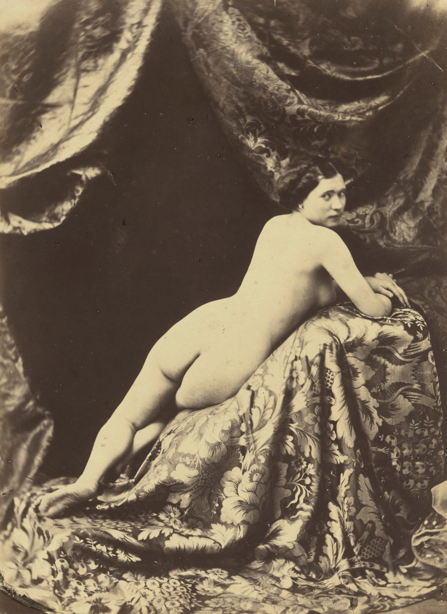 Studie aktu, cca. 1855 (foto) od Auguste Belloc