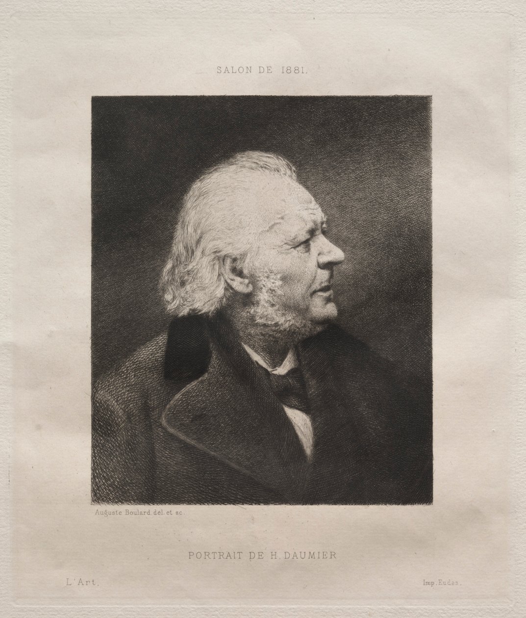 Honoré Daumier, 1881. od Auguste Boulard