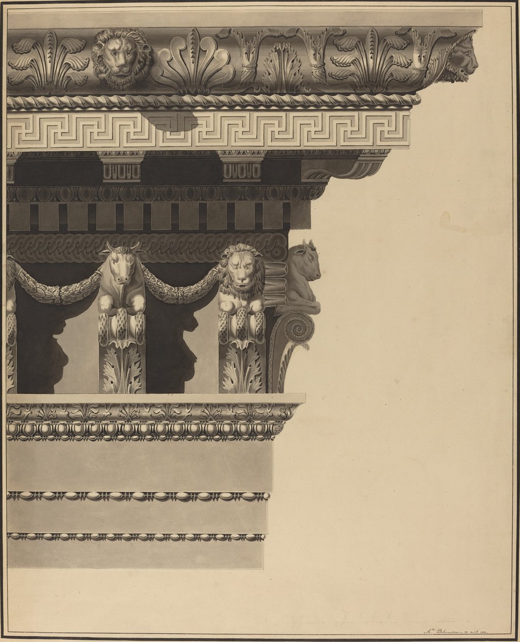 Entablatura od Auguste Delacouture