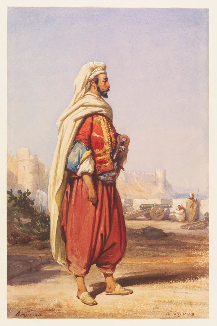 Marocký Amir od Auguste Delacroix