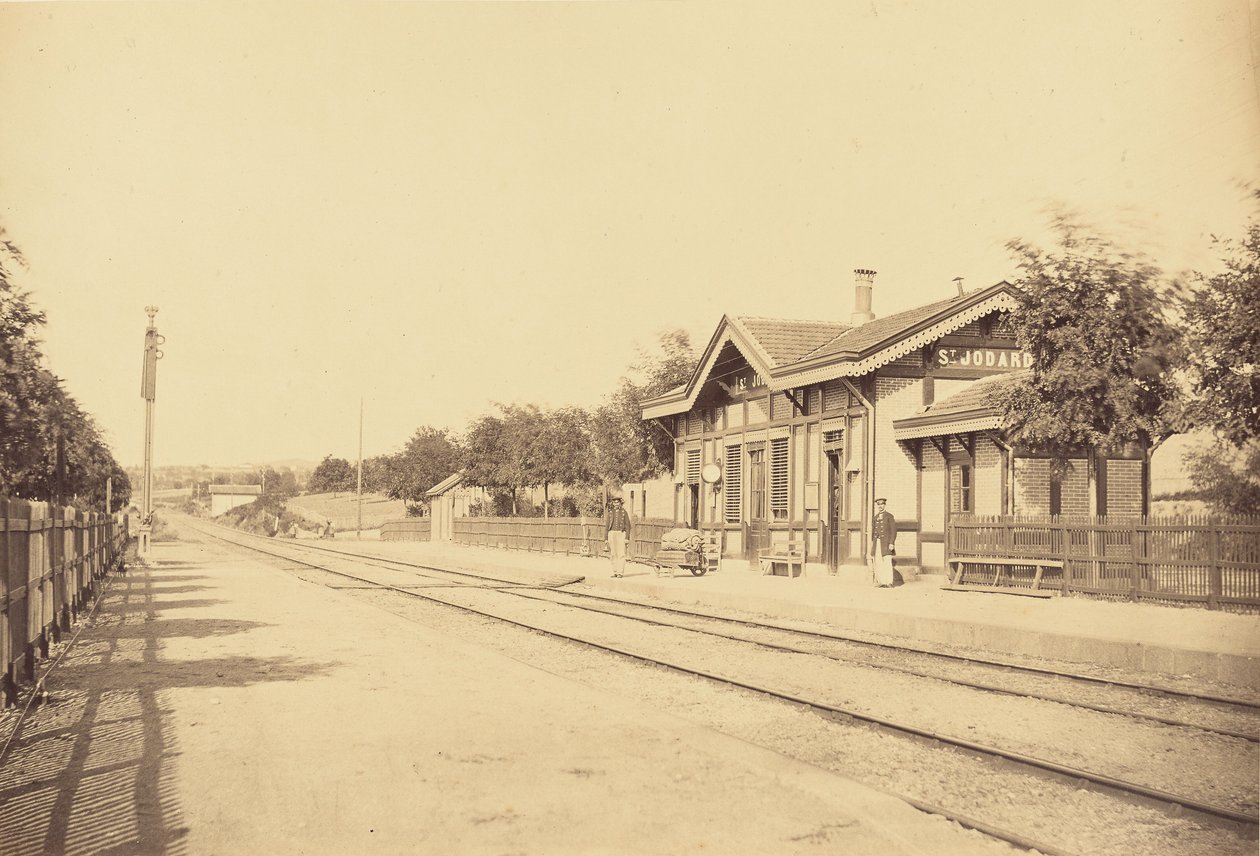Stanice Saint-Jodard od Auguste Hippolyte Collard