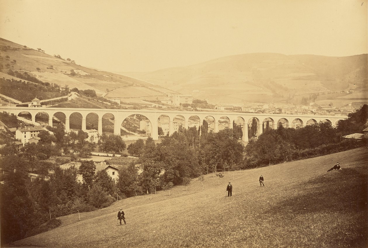 Viadukt Tarare od Auguste Hippolyte Collard