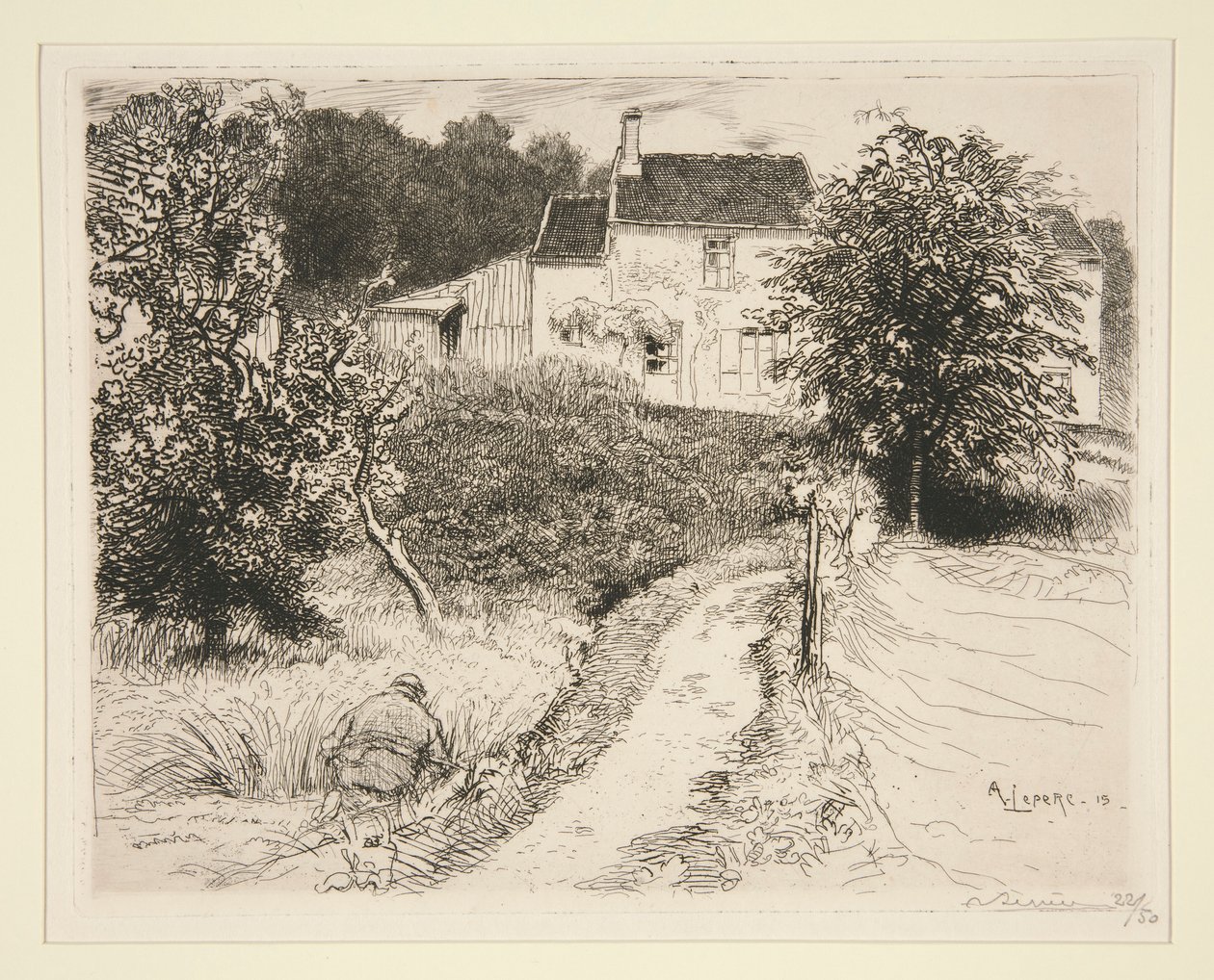 Na Bellot (Seine-et-Marne) (At Bellot [Seine-et-Marne]) od Auguste Lepere