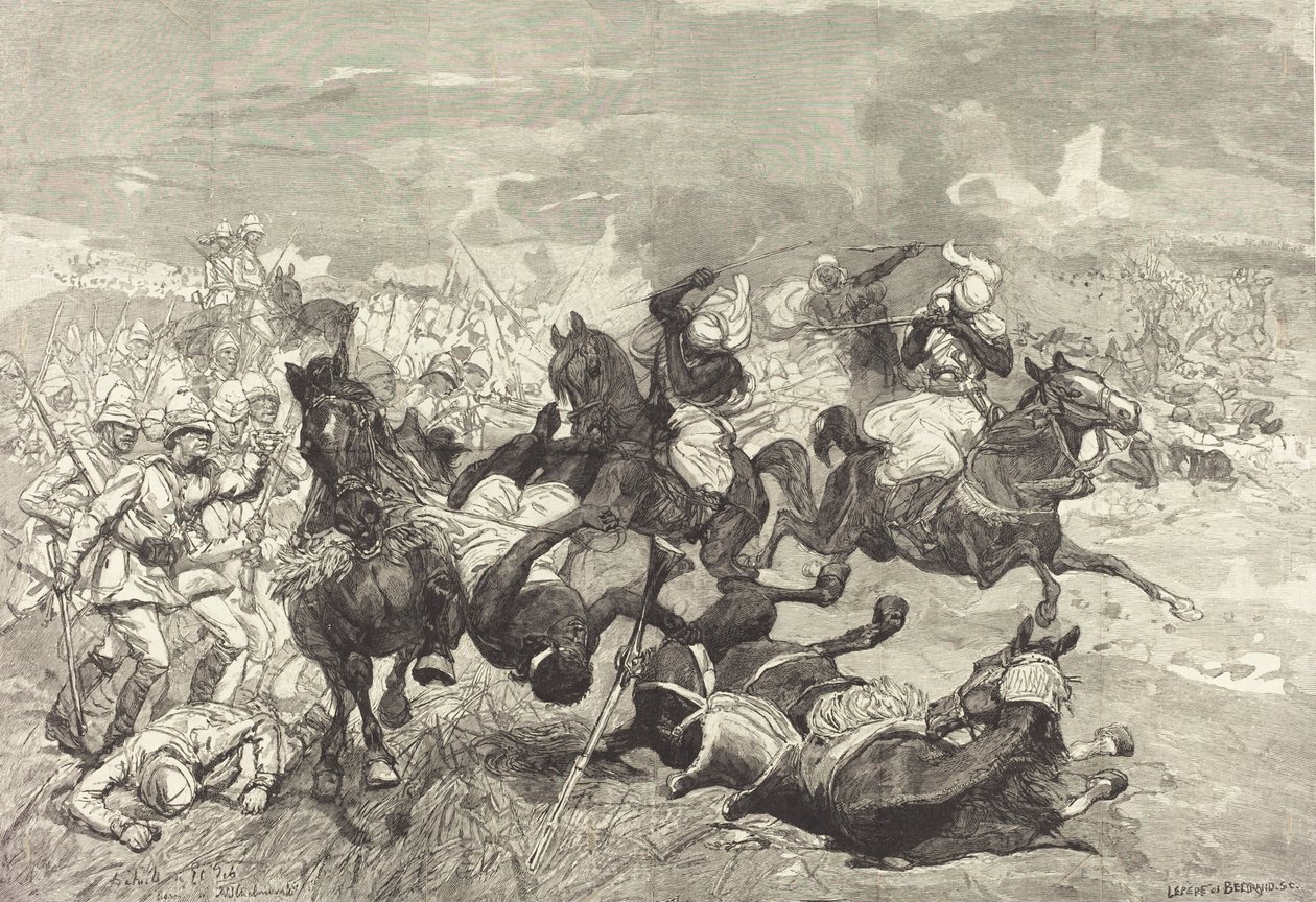 V Súdánu: Bitva u El-Teb, 18831890. od Auguste Lepere