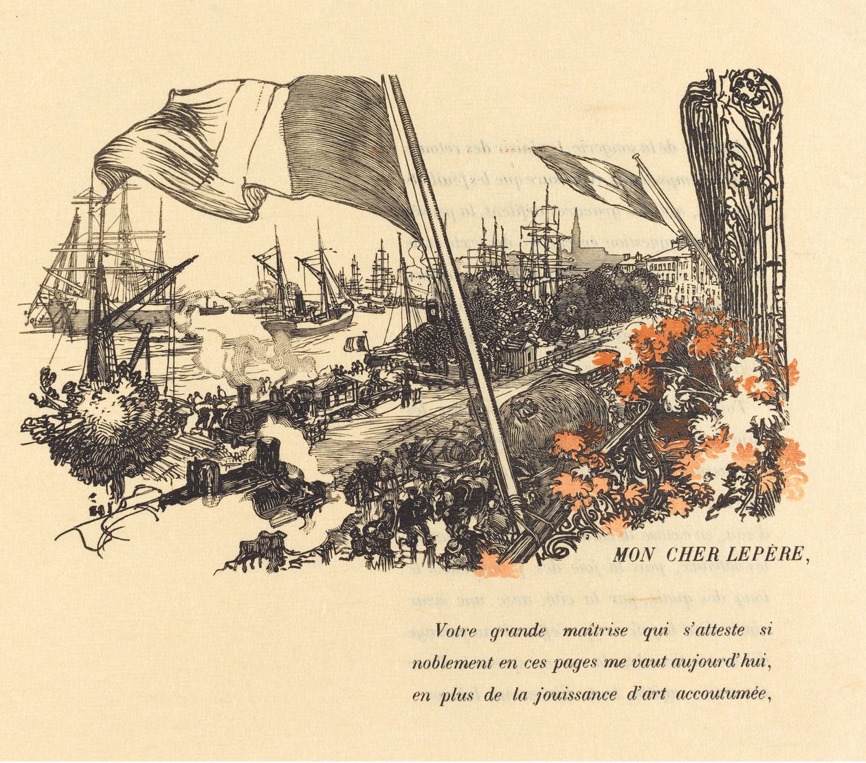 Dedication Page, vydáno 1900. od Auguste Lepere