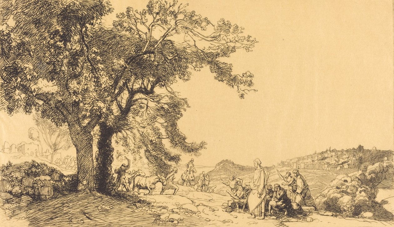 Kristus na Květnou neděli 1918. od Auguste Lepere