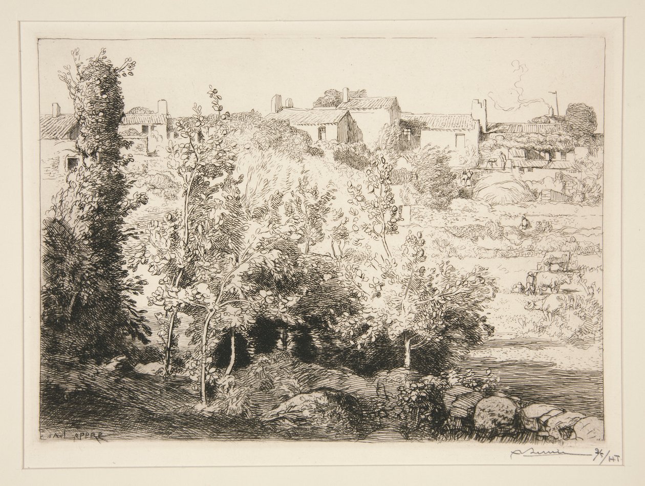 Vesnice La Meule (ostrov od Auguste Lepere