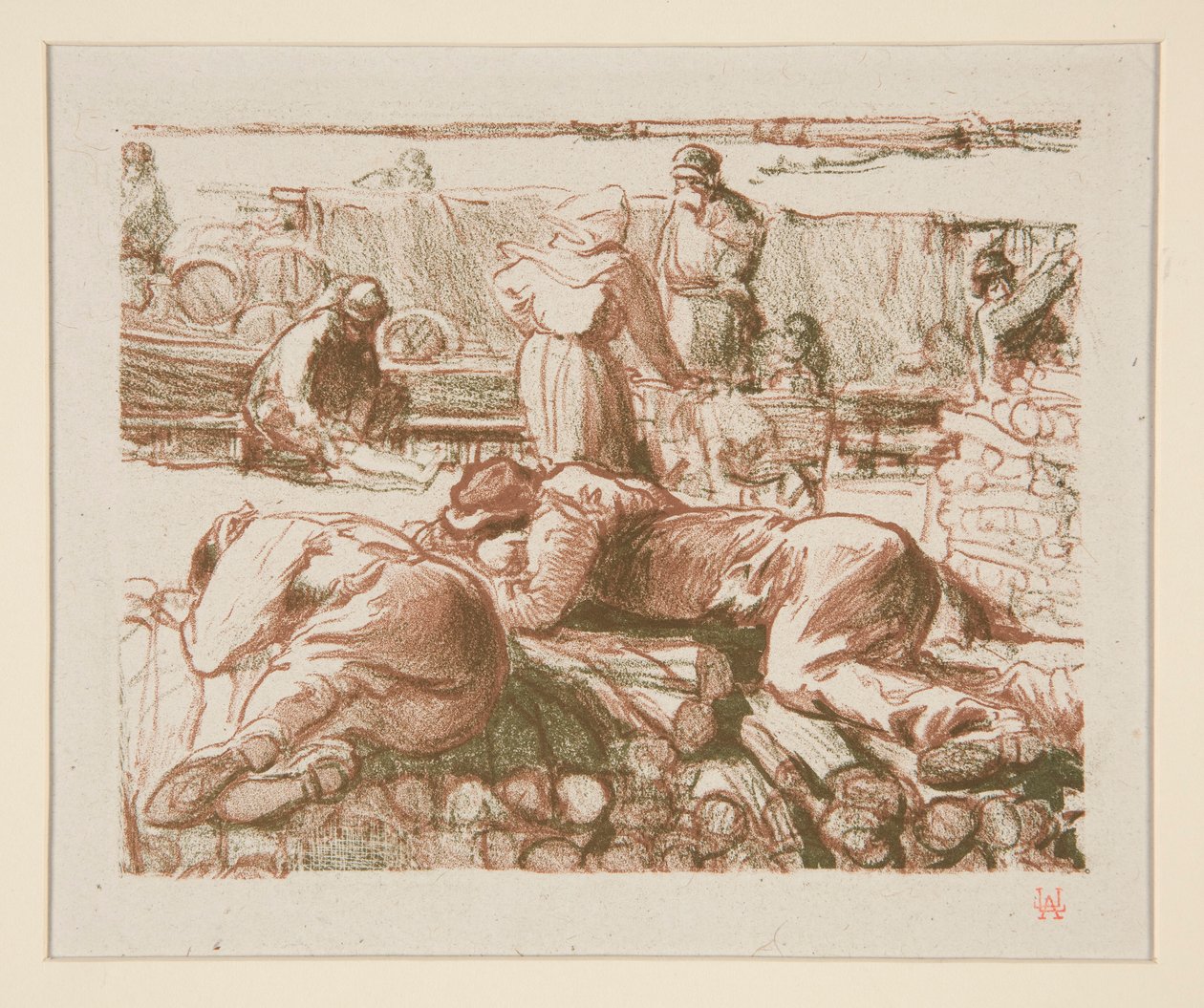 Ouvriers (dělníci) od Auguste Lepere