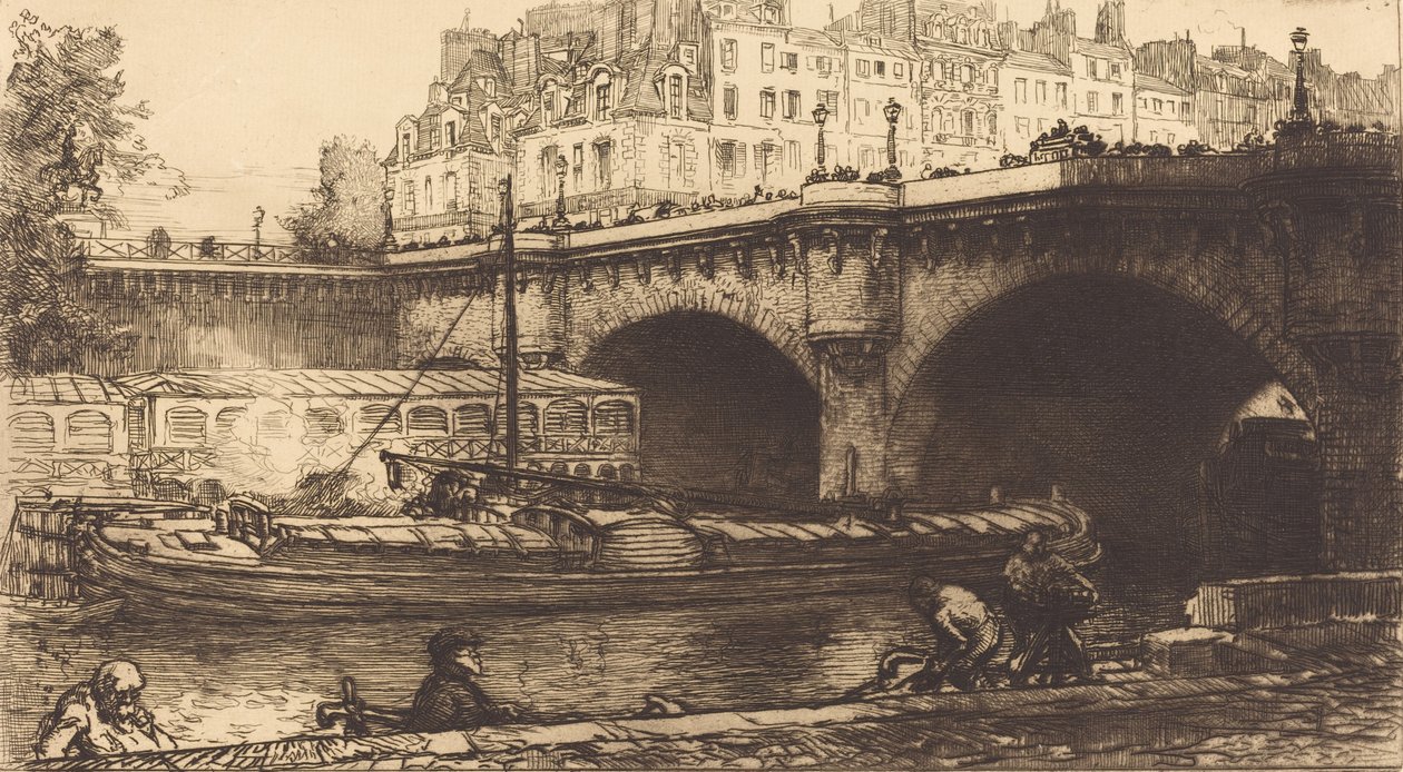 Nový most, 1901. od Auguste Lepere