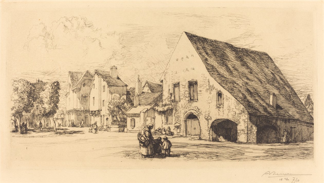 Provins (Seine et Marne) od Auguste Lepere