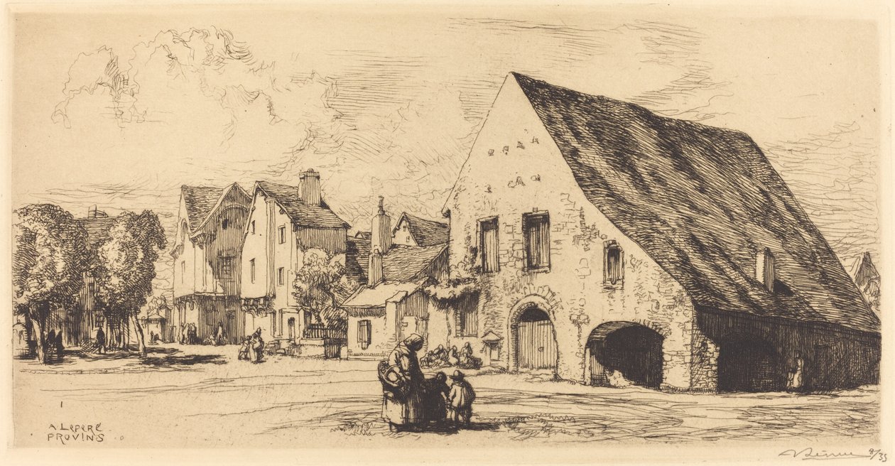 Provins (Seine et Marne) od Auguste Lepere