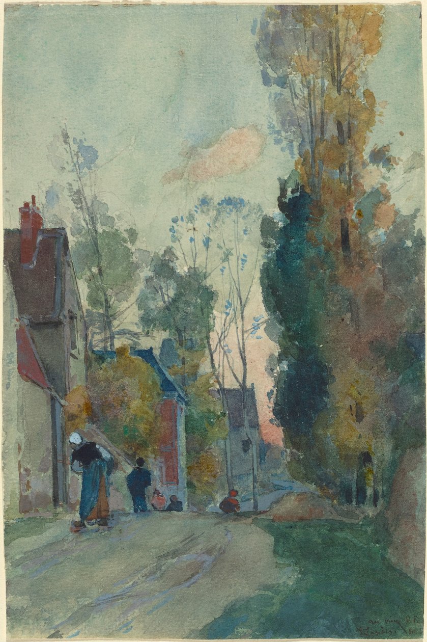 Rue de Jouy le Comte od Auguste Lepere