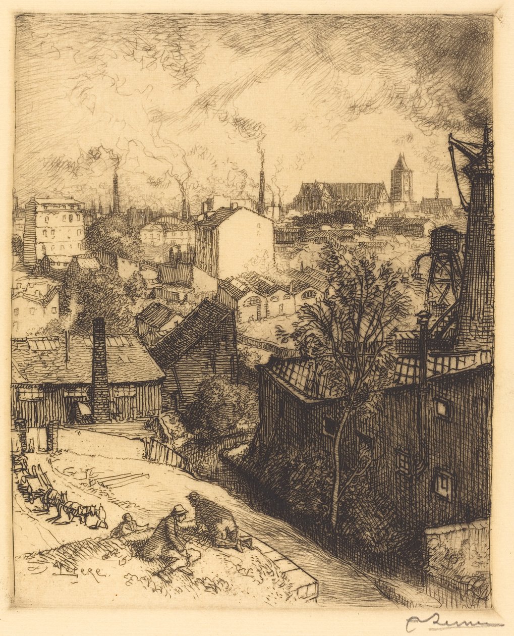 Suvenýr svatého Denise od Auguste Lepere