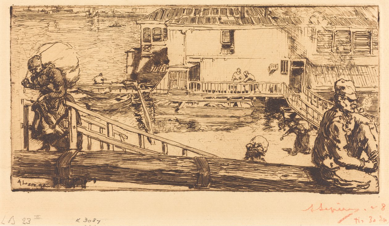 The Wash-house od Auguste Lepere